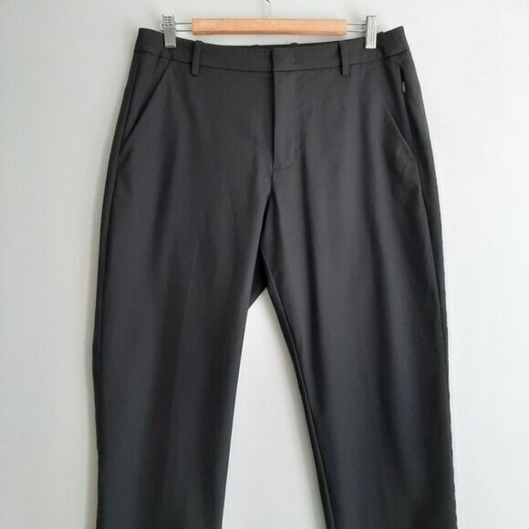 KIT & ACE Classic Slim Leg Flat Front Dress Pants Black Sz 32 - Picture 2 of 12